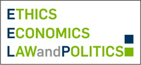 Lettering of the journal title Ethics, Economics, Law and Politics